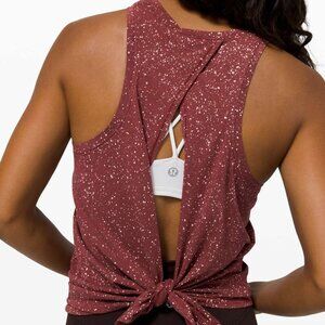 Lululemon All Tied Up Tank *Splatter Dye in Savannah